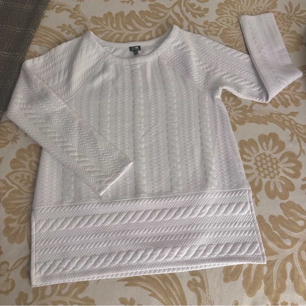 Cable & Gauge Sweatshirt Tunic Top